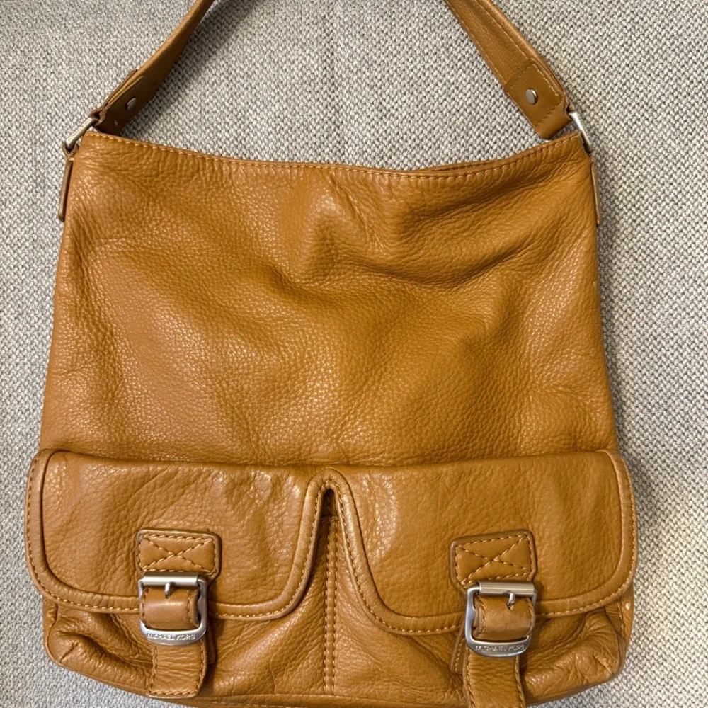 Michael Kors Tan Leather Shoulder Bag